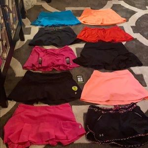 SOLD!  is for ALL! 10 Tennis skirts size -S